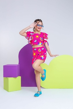 Conjunto Short Saia Eduarda - Sol