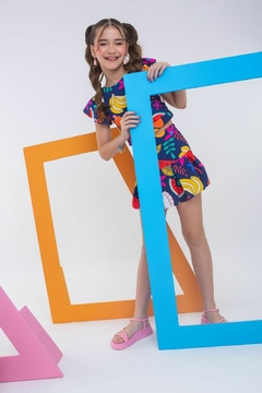 Imagem do Conjunto Short Saia Maria - Frutas