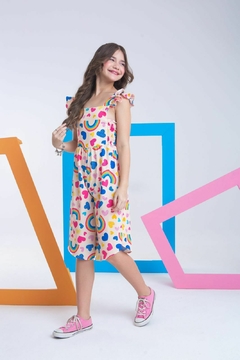 Macaquinho Lara - Bege - A.R Kids - Moda Infantil