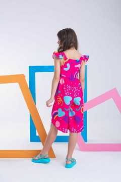 Macaquinho Lara - Pink - A.R Kids - Moda Infantil