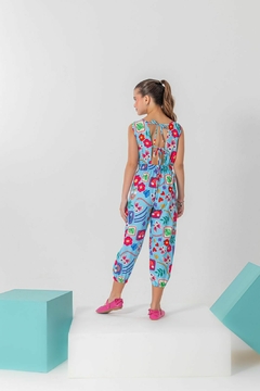Macaquinho Petra - Azul - A.R Kids - Moda Infantil