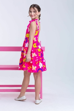 Vestido Andreia - Pink - A.R Kids - Moda Infantil