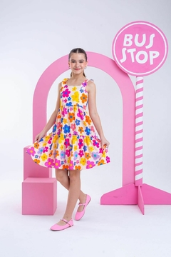 Vestido Emlia - Floral - A.R Kids - Moda Infantil