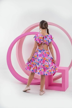 Vestido Letícia - Floral - A.R Kids - Moda Infantil