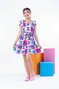 Vestido Lorena - Stitch Xadrez