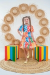 Vestido Maitê - Coração Colorido