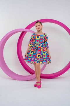 Vestido Maria Clara - Coração