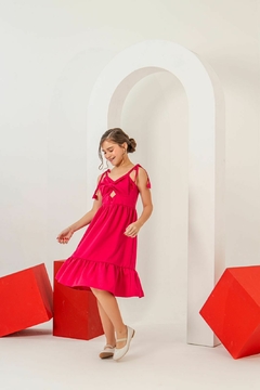 Vestido Michelle - Pink na internet