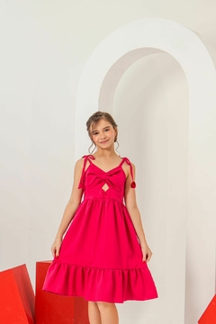 Vestido Michelle - Pink - A.R Kids - Moda Infantil