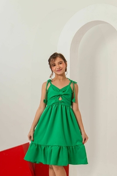 Vestido Michelle - Verde - A.R Kids - Moda Infantil
