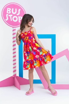 Vestido Nanda - Coração na internet