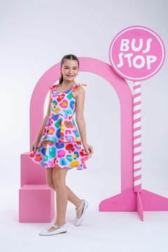 Vestido Rayane - Rosa - A.R Kids - Moda Infantil