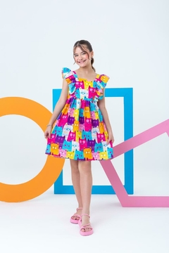 Vestido Tamires - Gatinhos