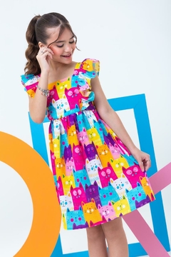 Vestido Tamires - Gatinhos