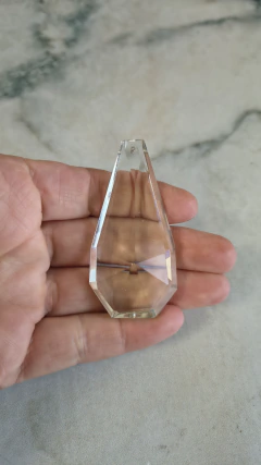 Cairel de cristal gota cuadrada chica - comprar online