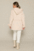 Parka Sarja Forrada Greice - Bege - comprar online
