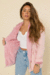 Parka Sarja Forrada Jessie - Rosa - comprar online
