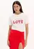 T-shirt Baby Look De Mangas Curtas Com Estampa