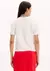 T-shirt Baby Look De Mangas Curtas Com Estampa - PARAISO DA MODA