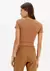 Blusa Cropped Com Manga Curta - comprar online