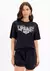 Blusa T-shirt Boyfriend Com Brilho