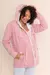 Parka Sarja Forrada Julieta - Rosa
