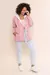 Parka Sarja Forrada Julieta - Rosa - comprar online