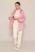 Parka Sarja Forrada Tuane - Rosa - comprar online