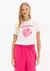 Blusa T-shirt Baby Look Manga Curta
