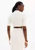 Blusa Cropped Com Gola Alta E Manga Curta - loja online