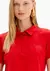 Blusa T-shirt Com Gola Polo E Bordado Localizado - comprar online