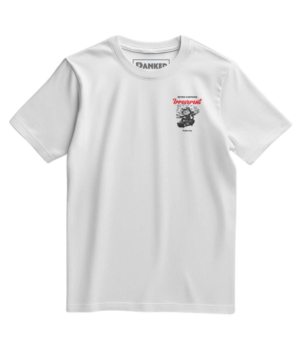 Camiseta Regular Branco Irreverent