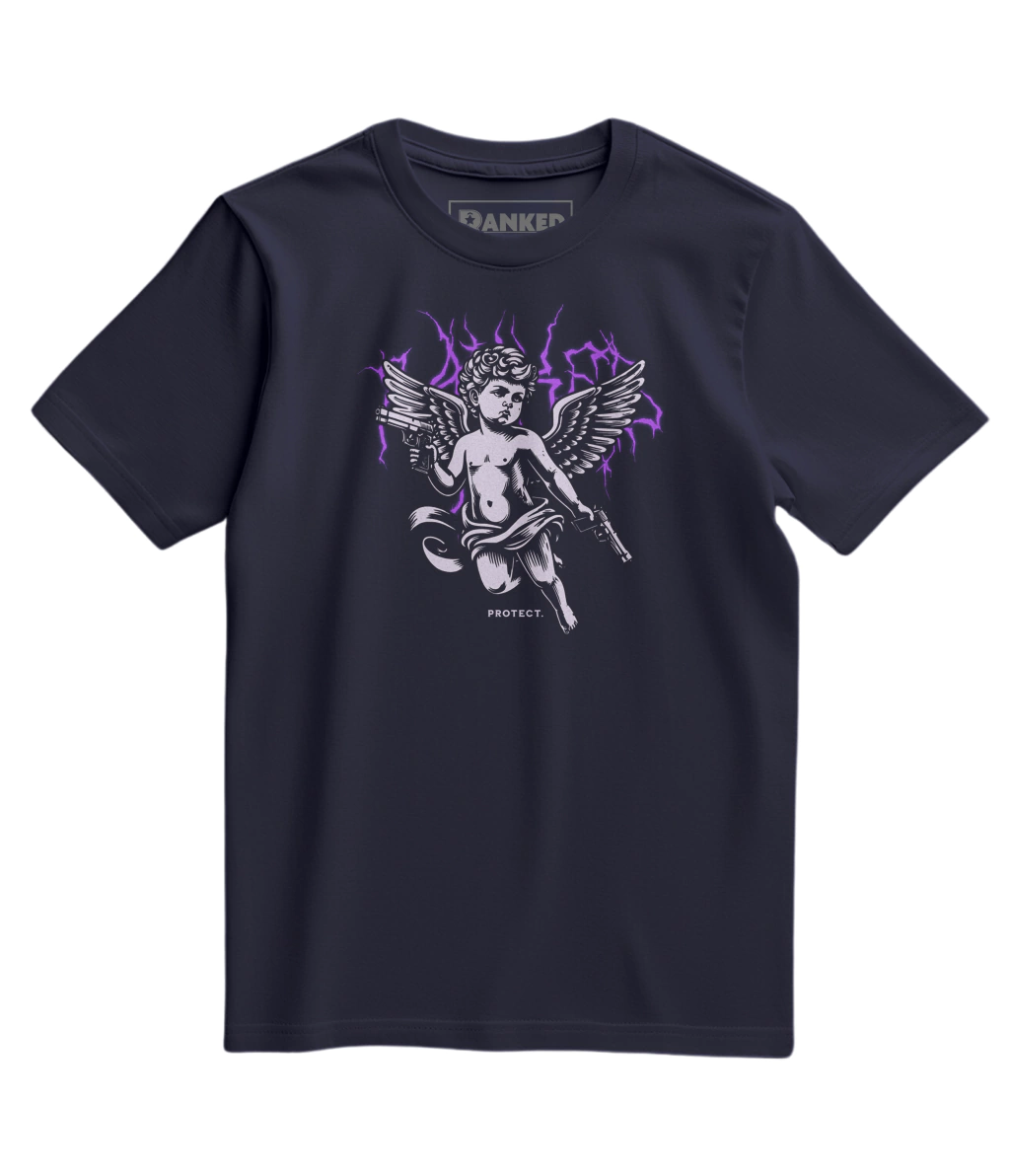 Camiseta Regular Azul Marinho Protect