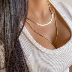 CHOCKER LISA BANHO OURO AJUSTÁVEL - POLYANNA 