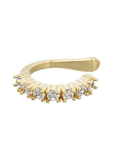 PIERCING FAKE MICROZIRCONIAS BANHO OURO
