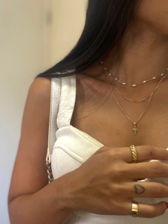 COLAR CHOCKER BRISA BANHO OURO - comprar online