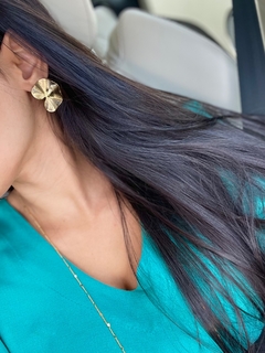 BRINCOS ZOE BANHO OURO - comprar online