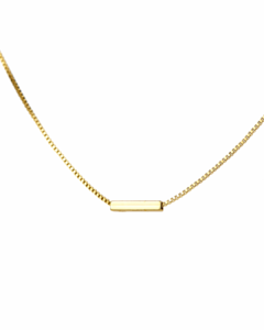 COLAR SLIM BANHO OURO