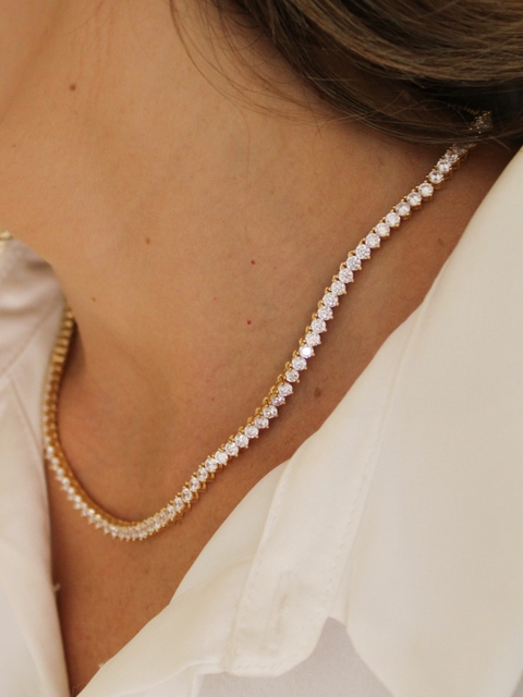 CHOCKER RIVIERA TRÊS PONTAS