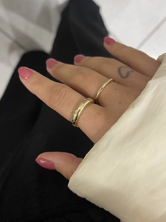 ANEL MINIMAL RÓDIO BRANCO (tamanho 13 ao 19) na internet