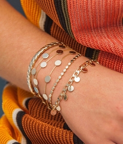 PULSEIRA PENÉLOPE BANHO OURO - comprar online