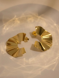 BRINCOS LUÁ BANHO OURO - POLYANNA 