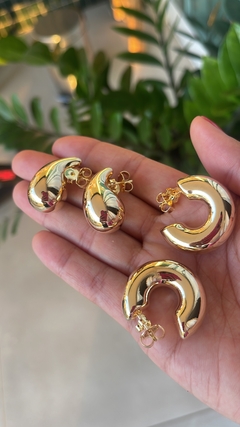ARGOLAS BRUNA BANHO OURO - loja online
