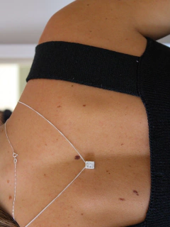 ESCAPULÁRIO GIRATÓRIO TRADICIONAL 70 cm PRATA 925 na internet