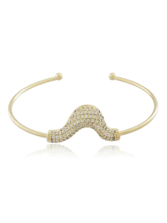 BRACELETE VALENTINA BANHO OURO AJUSTÁVEL