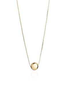 COLAR ESFERA BANHO OURO 60 CM