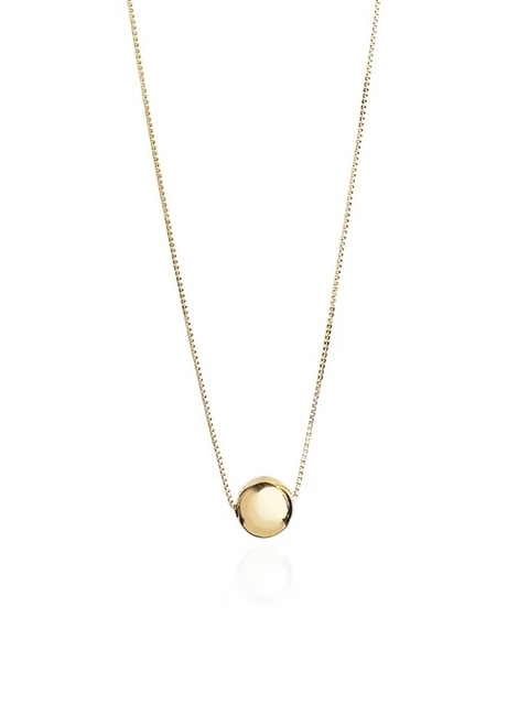 COLAR ESFERA BANHO OURO 60 CM