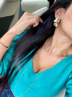 BRINCOS ZOE BANHO OURO na internet