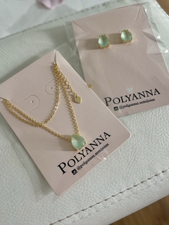 COLAR JADE BANHO OURO - loja online