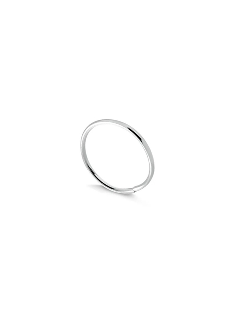 PIERCING PRATA 925 ARGOLINHA LISA HÉLIX OU NARIZ